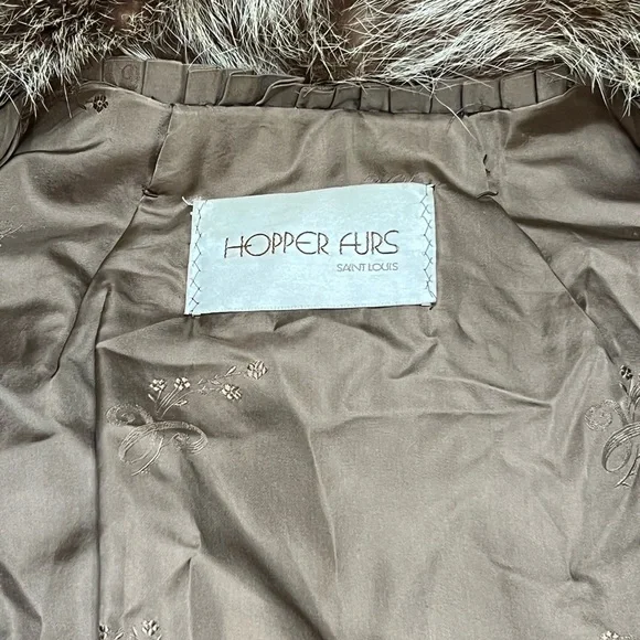 Vintage Hopper Furs Mid Length Raccoon Coat. Sz S-M - Picture 15 of 16